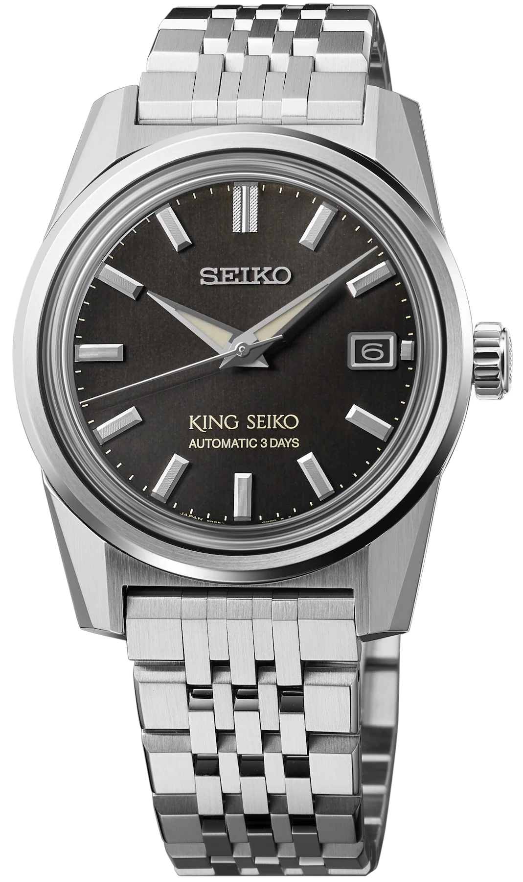 King Seiko KSK Charcoal Suit 6R 3 Day Power Reserve