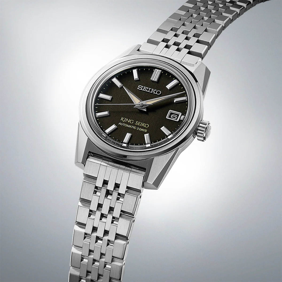 King Seiko KSK Charcoal Suit 6R 3 Day Power Reserve - Image 3