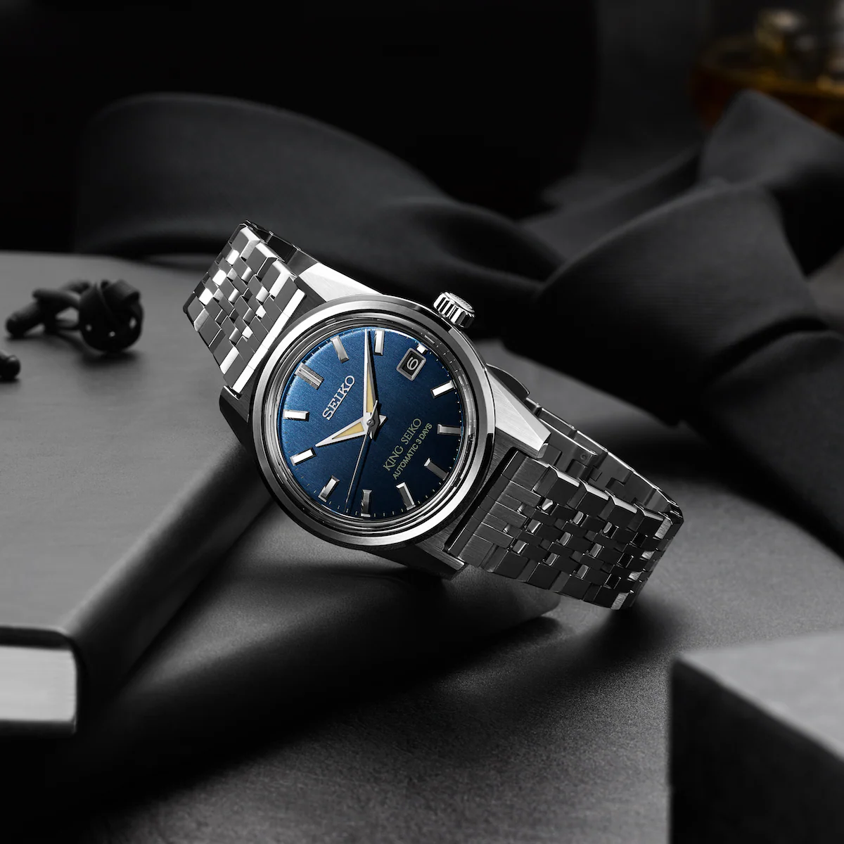 King Seiko KSK Indigo Denim 6R 3 Day Power Reserve - Image 4