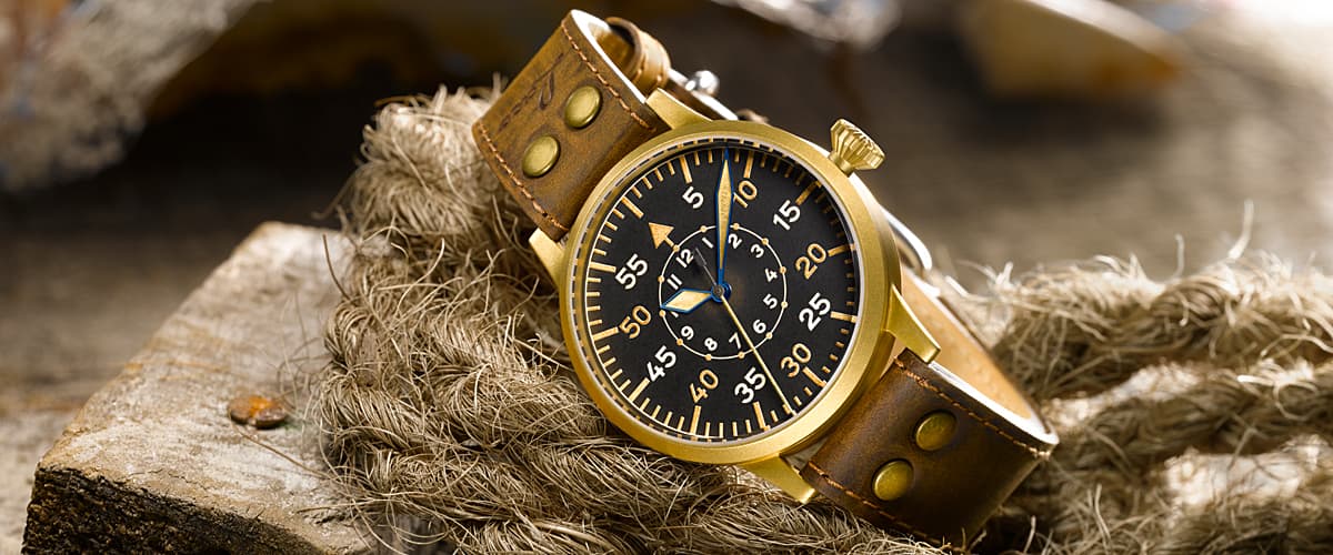 Laco Watch Aviator Friedrichshafen Bronze - Image 5