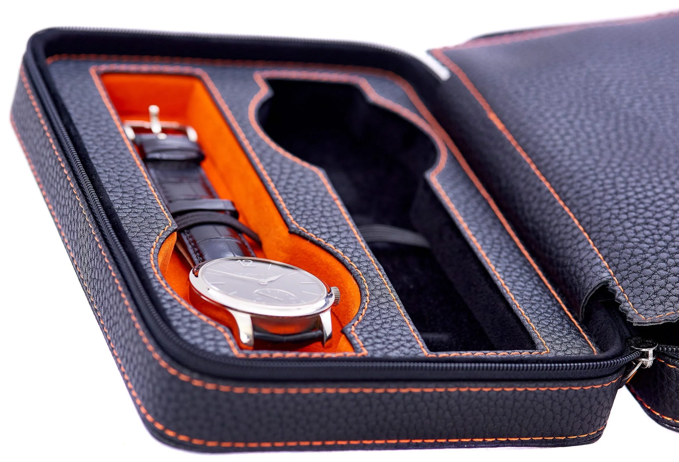 Leanschi Watch Case Black And Orange - Image 8