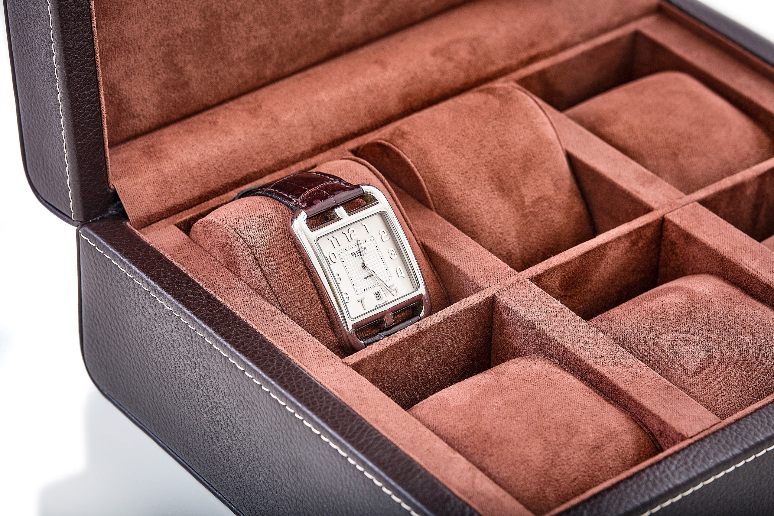 Leanschi Watch Case Chocolate Brown - Image 3