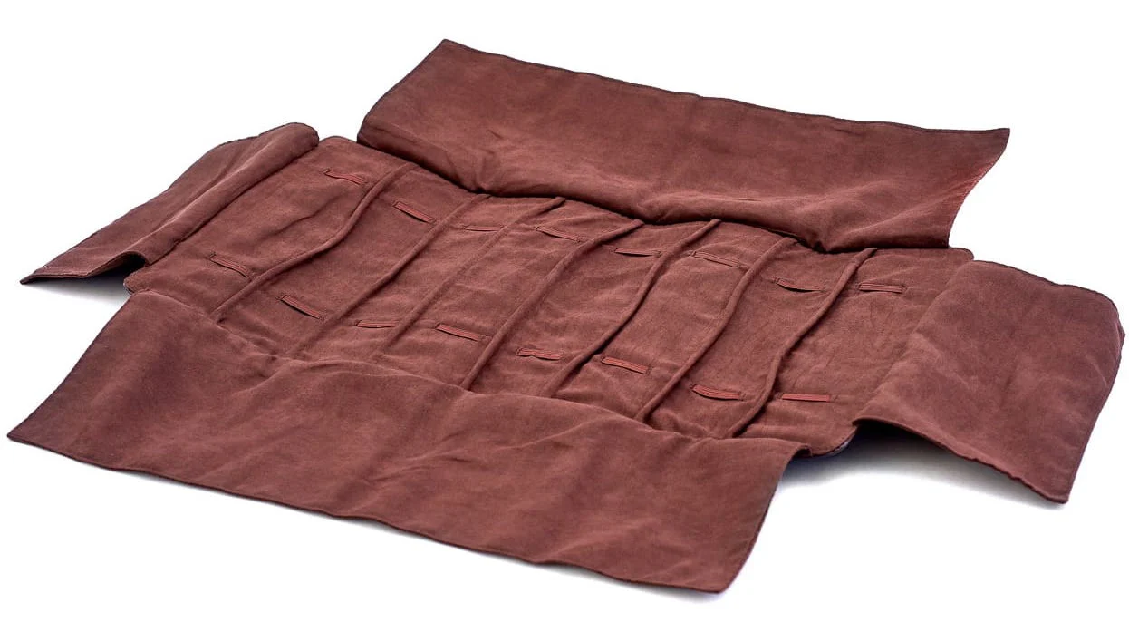 Leanschi Watch Case Chocolate Velvet Pouch - Image 7