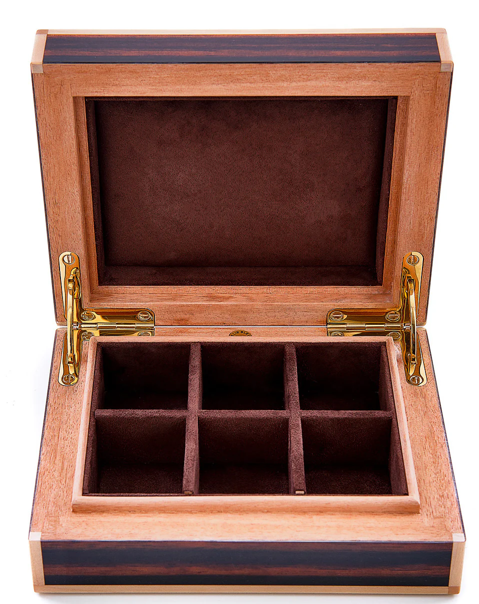 Leanschi Watch Case Macassar Ebony And Ivory - Image 2