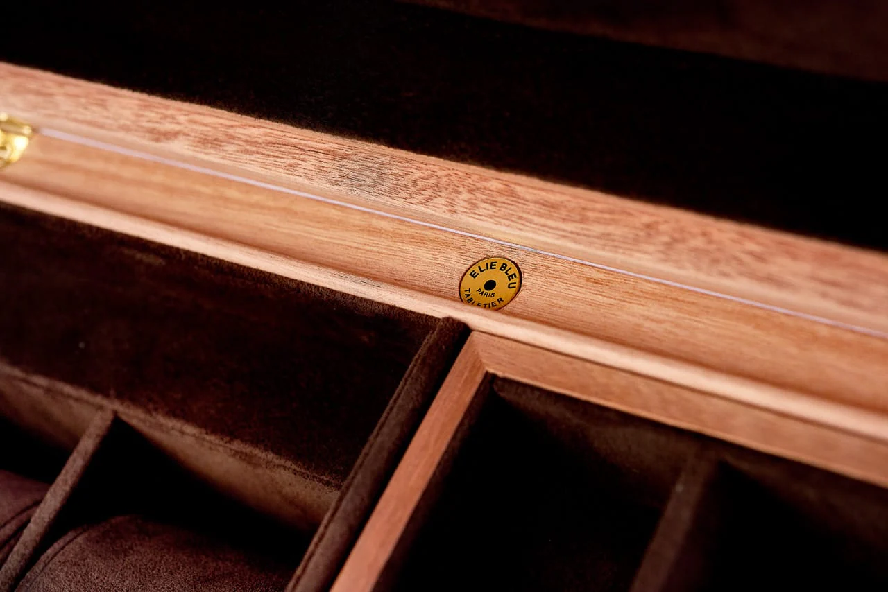 Leanschi Watch Case Macassar Ebony And Ivory - Image 3