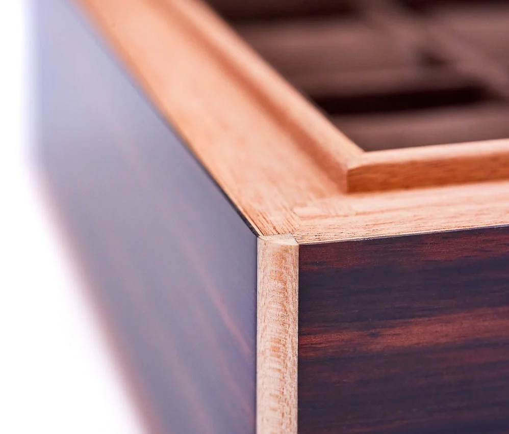 Leanschi Watch Case Macassar Ebony And Ivory - Image 4