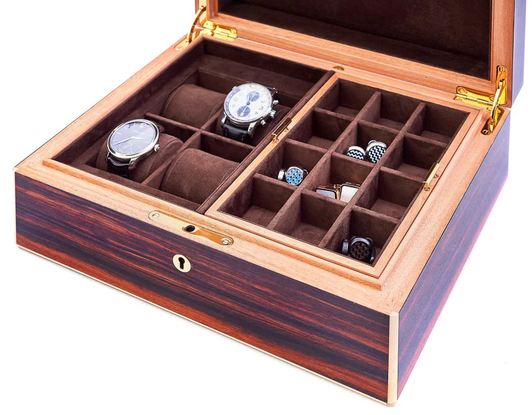 Leanschi Watch Case Macassar Ebony And Ivory - Image 5