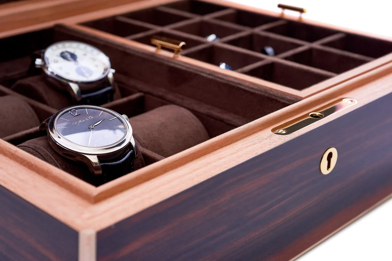 Leanschi Watch Case Macassar Ebony And Ivory - Image 6