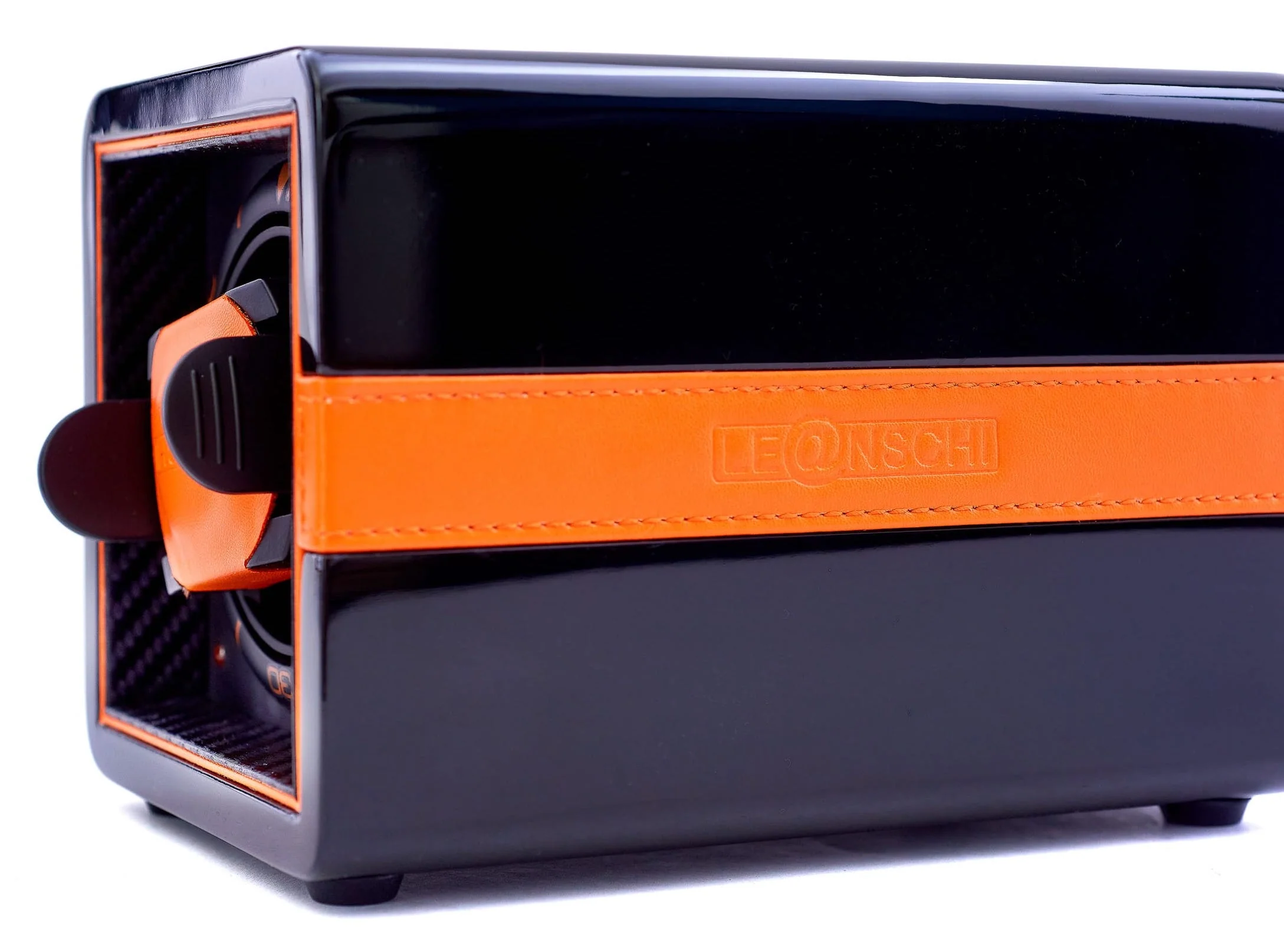 Leanschi Watch Winder Single Lacquered Wood PU Leather - Image 2