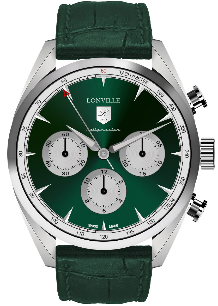 Lonville Watch Rallymaster Stirling Green