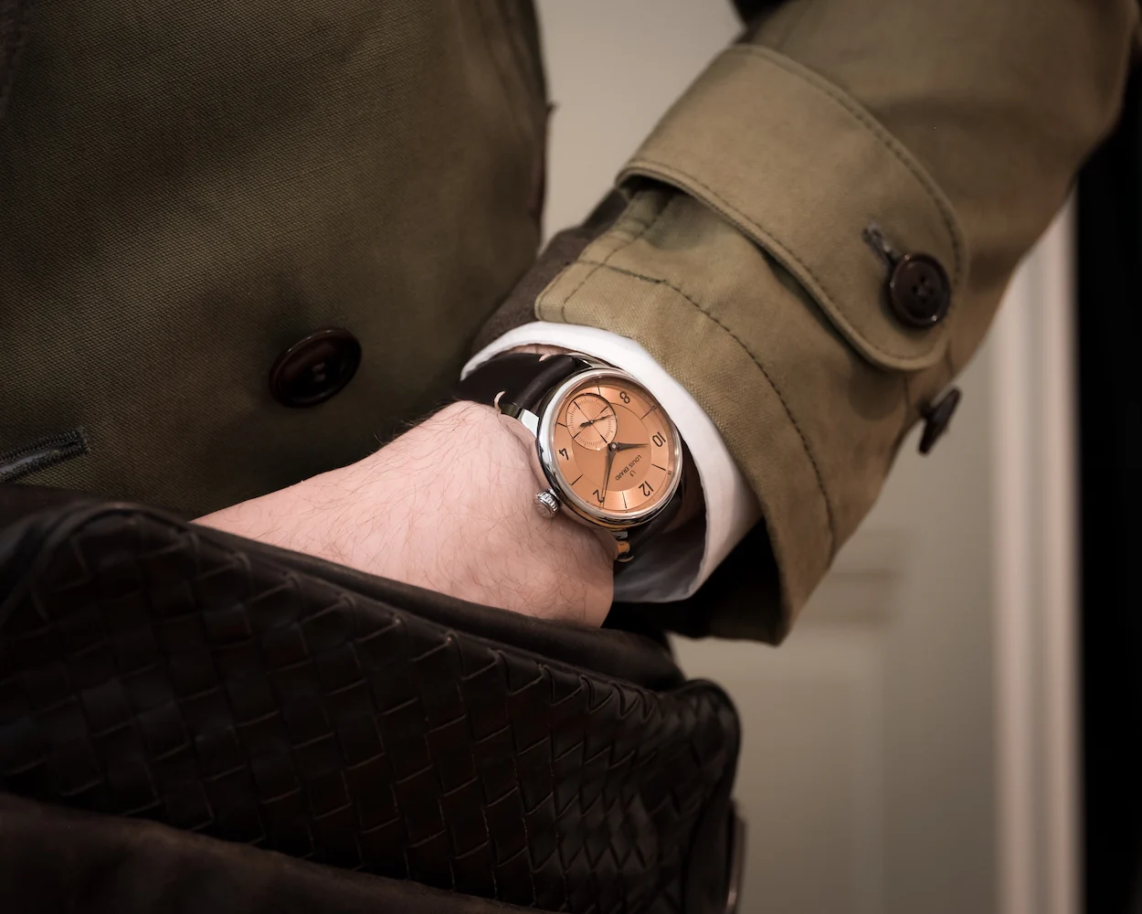 Louis Erard Excellence Petite Seconde Terracotta 39mm Watch - Image 4