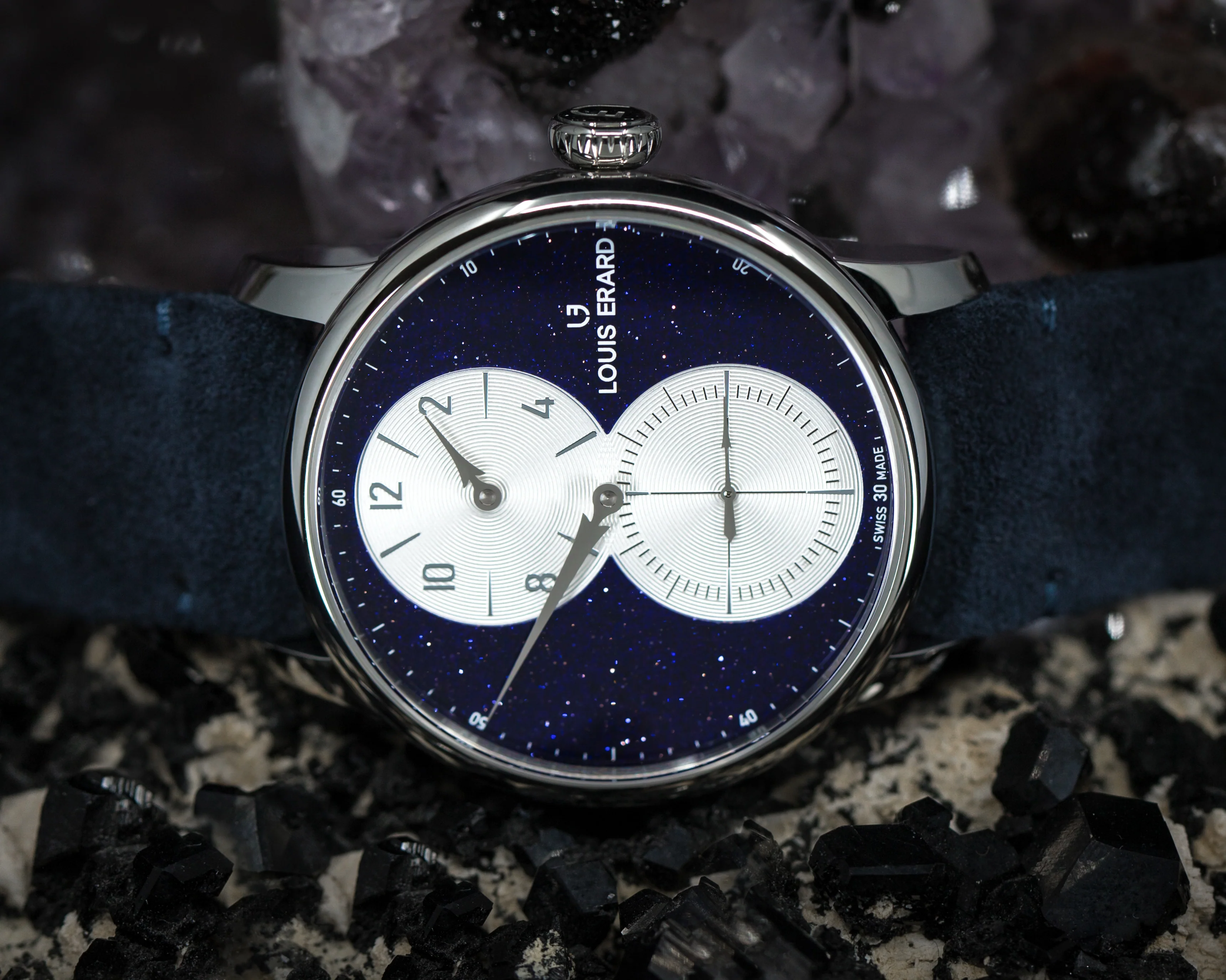 Louis Erard Watch Excellence Le Regulator Metier D'Art Aventurine Limited Edition - Image 4