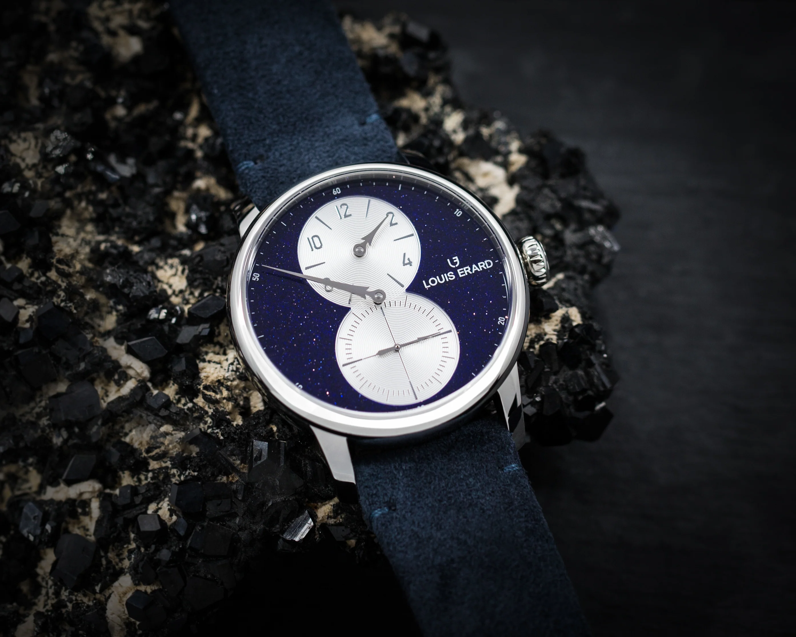 Louis Erard Watch Excellence Le Regulator Metier D'Art Aventurine Limited Edition - Image 5