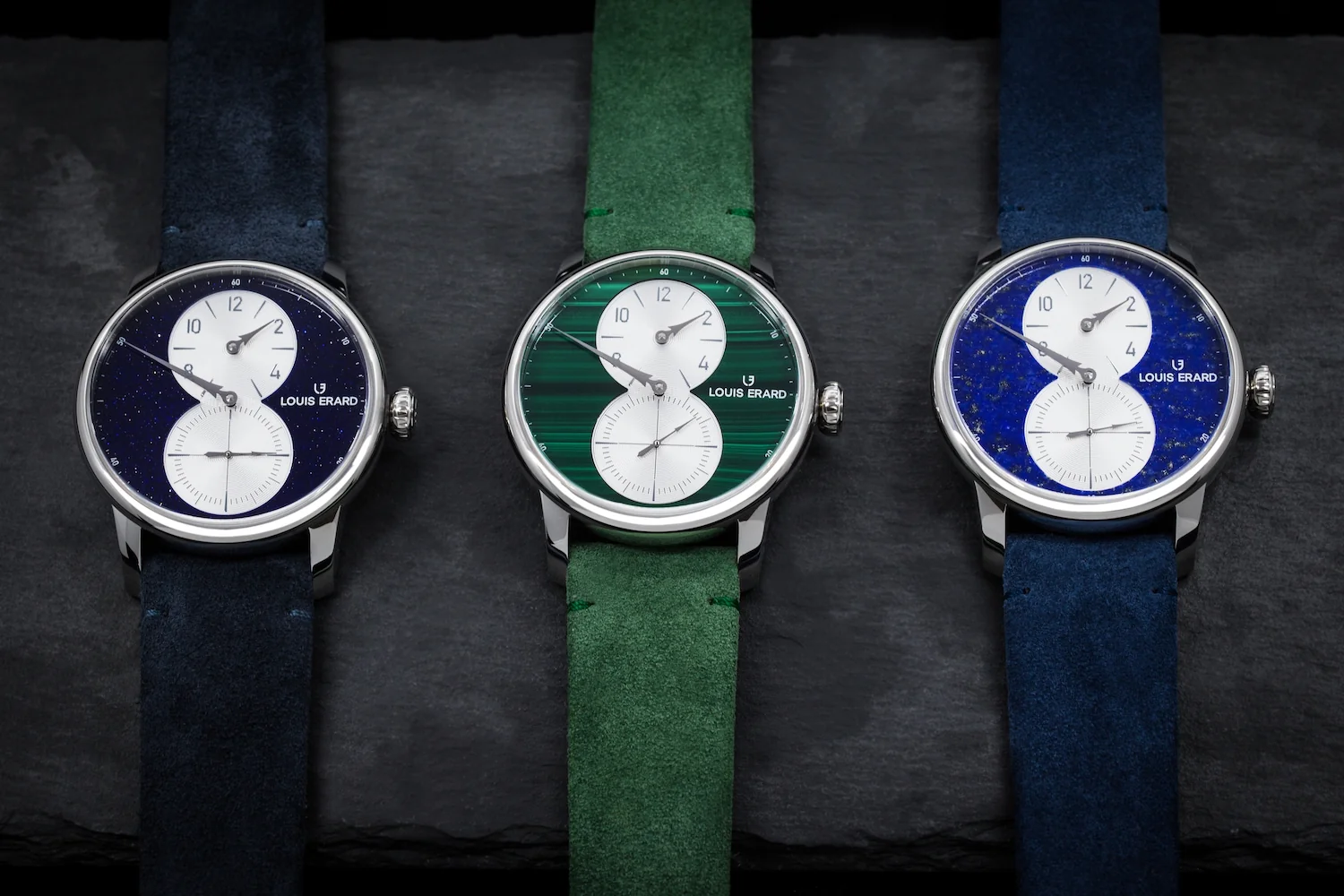 Louis Erard Watch Excellence Le Regulator Metier D'Art Aventurine Limited Edition - Image 6