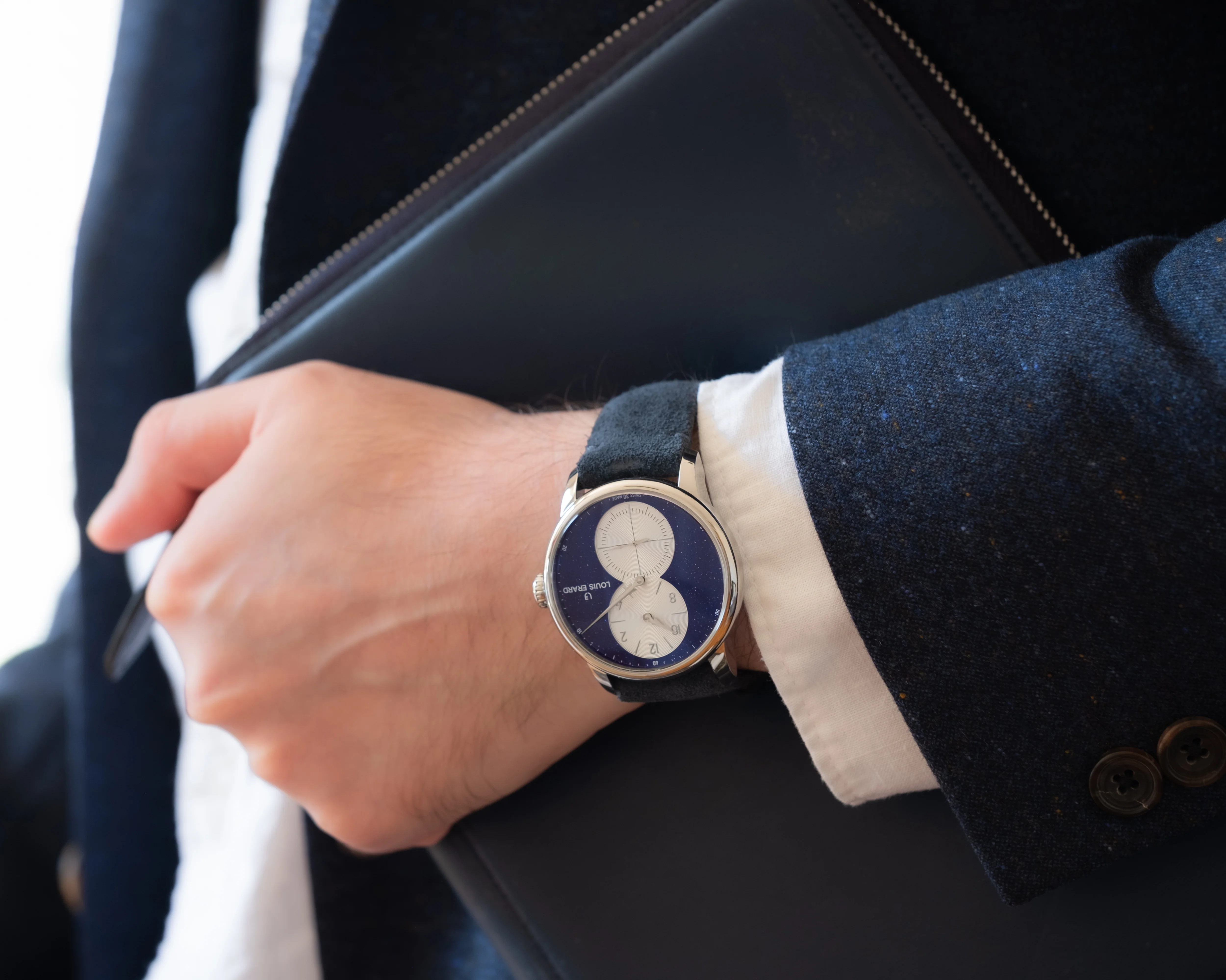 Louis Erard Watch Excellence Le Regulator Metier D'Art Aventurine Limited Edition - Image 8