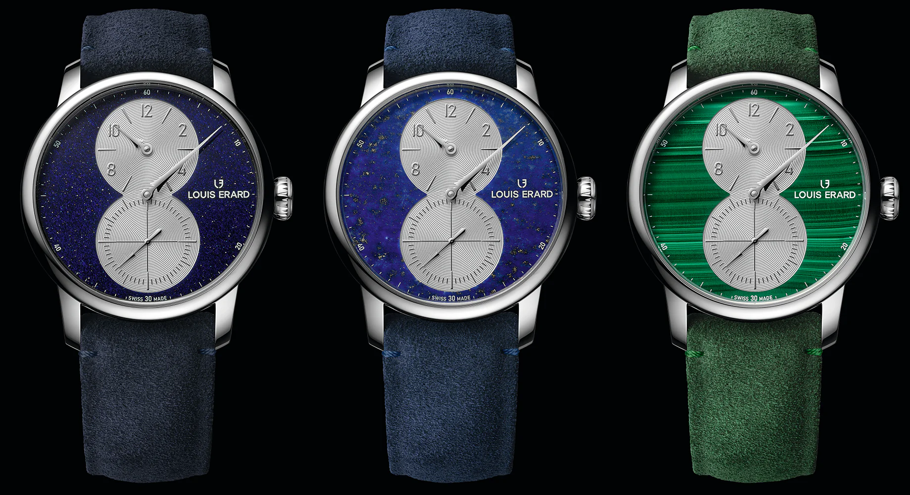 Louis Erard Watch Excellence Le Regulator Metier D'Art Malachite Limited Edition - Image 6