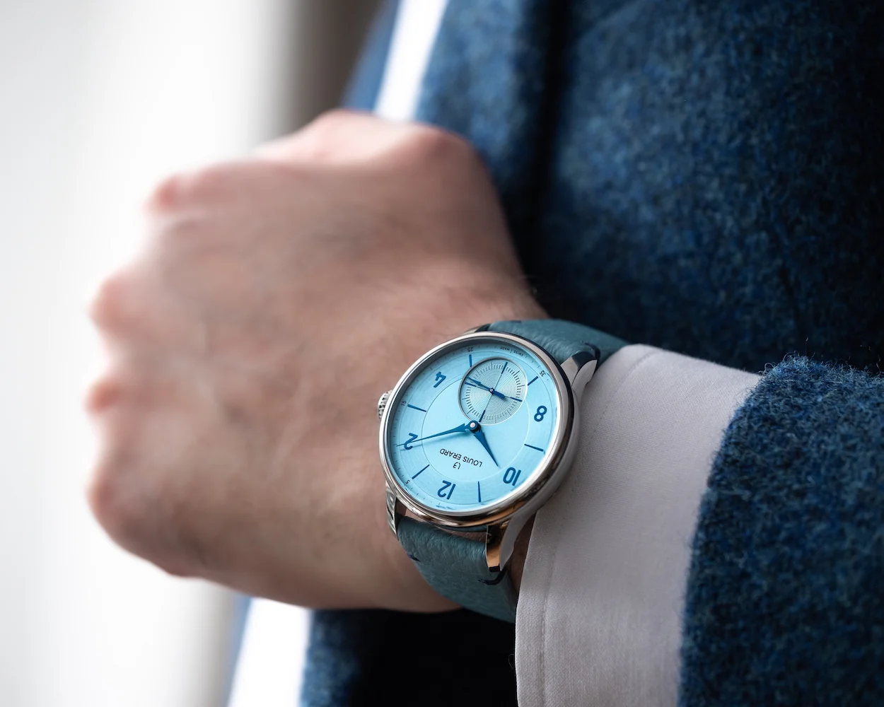 Louis Erard Excellence Petite Seconde Bleu Glacier Watch - Image 7