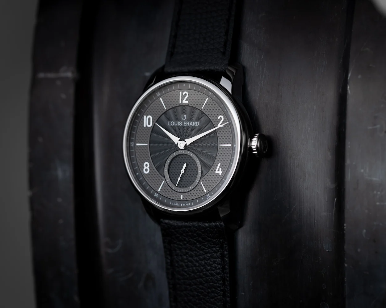 Louis Erard Excellence Petite Seconde Guilloche 42mm Anthracite Black Watch - Image 2