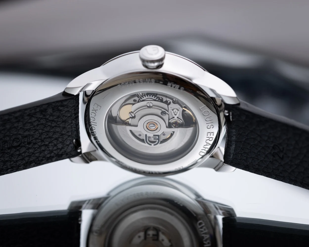 Louis Erard Excellence Petite Seconde Guilloche 42mm Anthracite Black Watch - Image 4