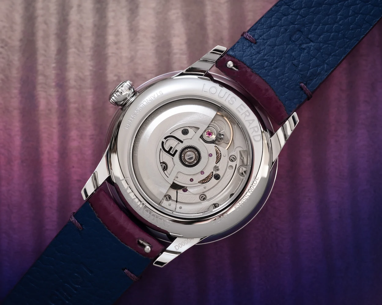 Louis Erard Excellence Petite Seconde Violette Watch - Image 2