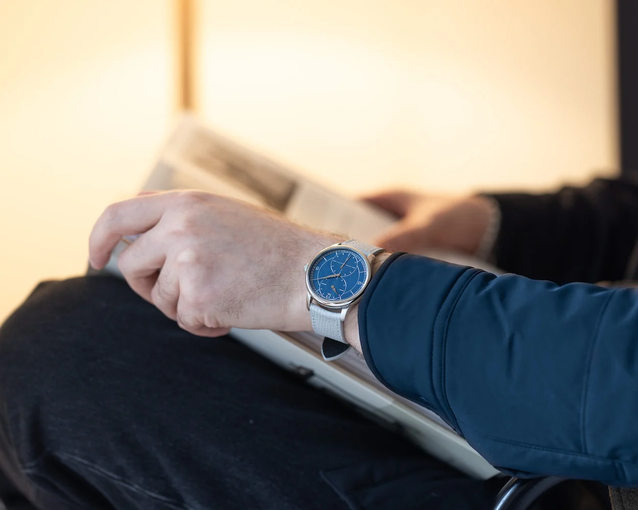 Louis Erard Le Regulateur Grave Bleu Watch - Image 9
