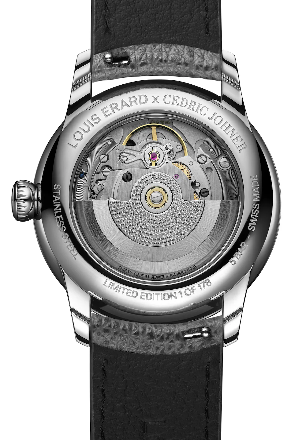 Louis Erard Le Regulateur Louis Erard x Cedric Johner Blue Limited Edition Watch - Image 2