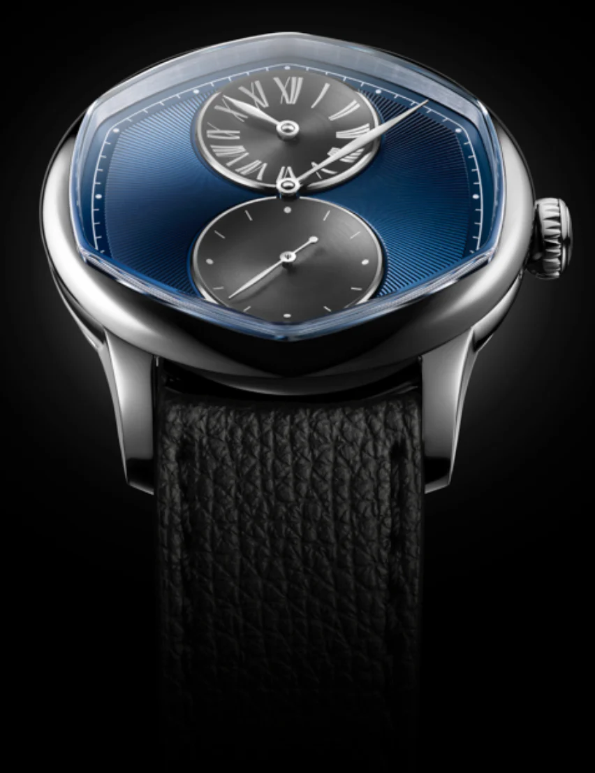 Louis Erard Le Regulateur Louis Erard x Cedric Johner Blue Limited Edition Watch - Image 3