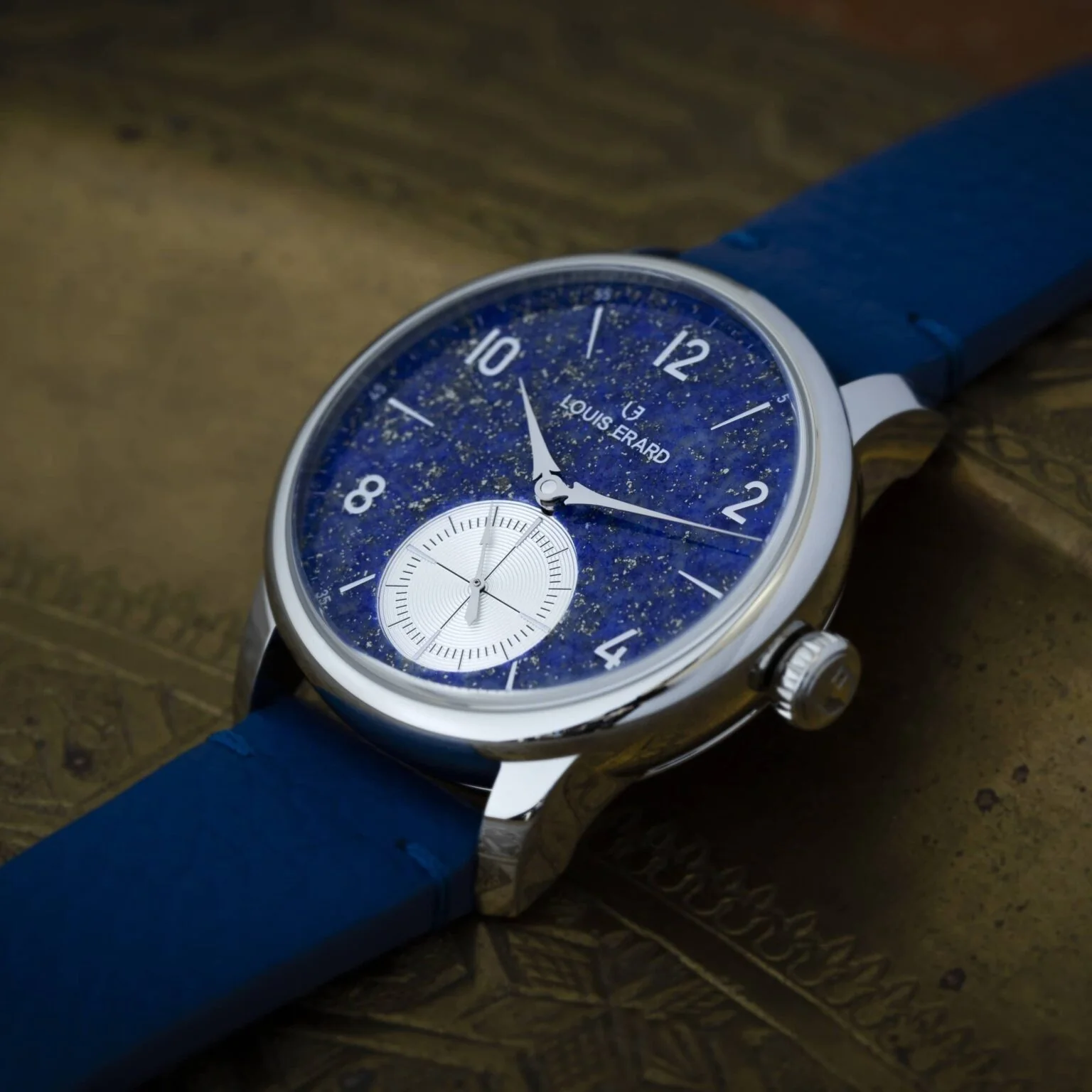 Louis Erard Excellence Petite Seconde Lapis-Lazuli Limited Edition Watch - Image 2