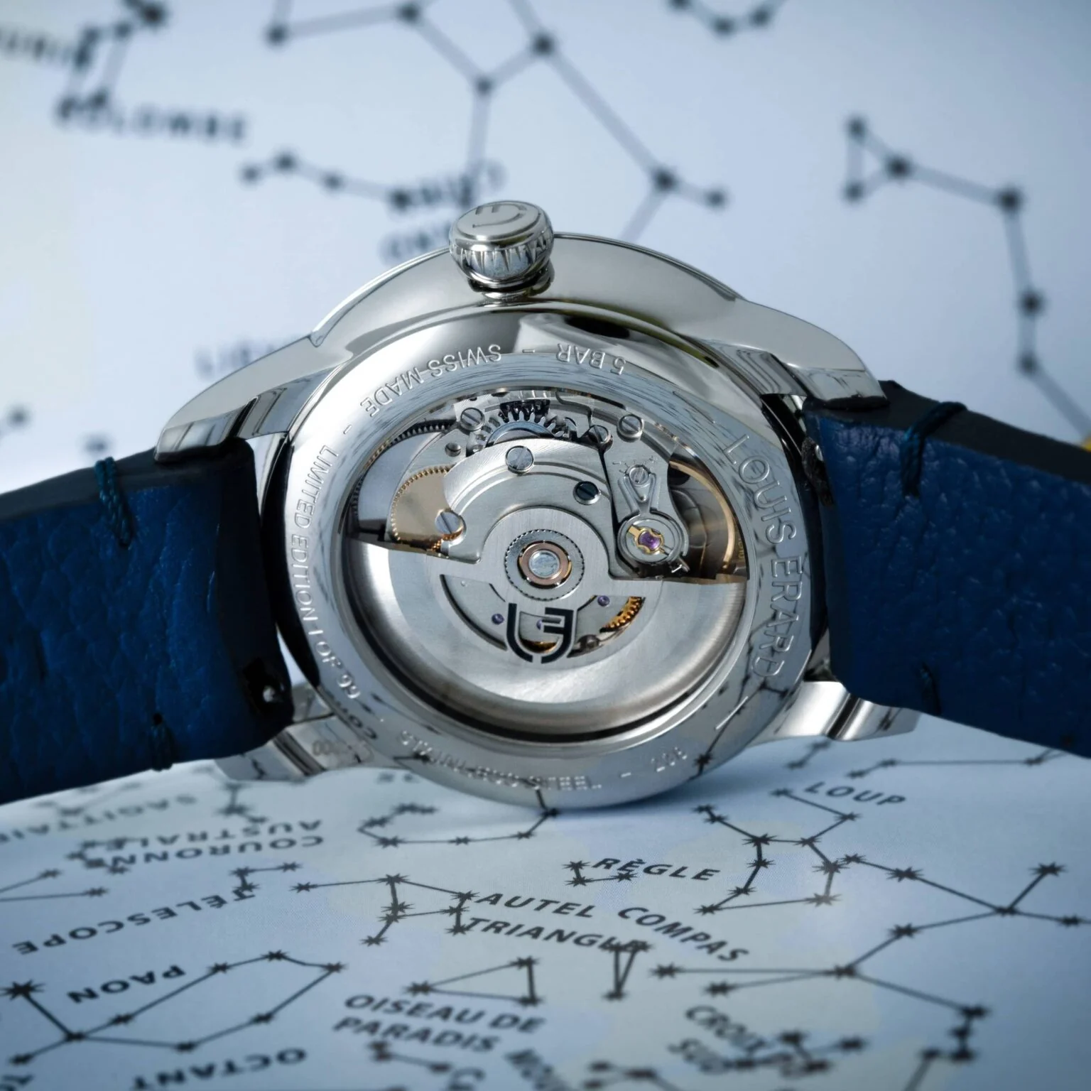 Louis Erard Excellence Petite Seconde Malachite Limited Edition Watch - Image 2