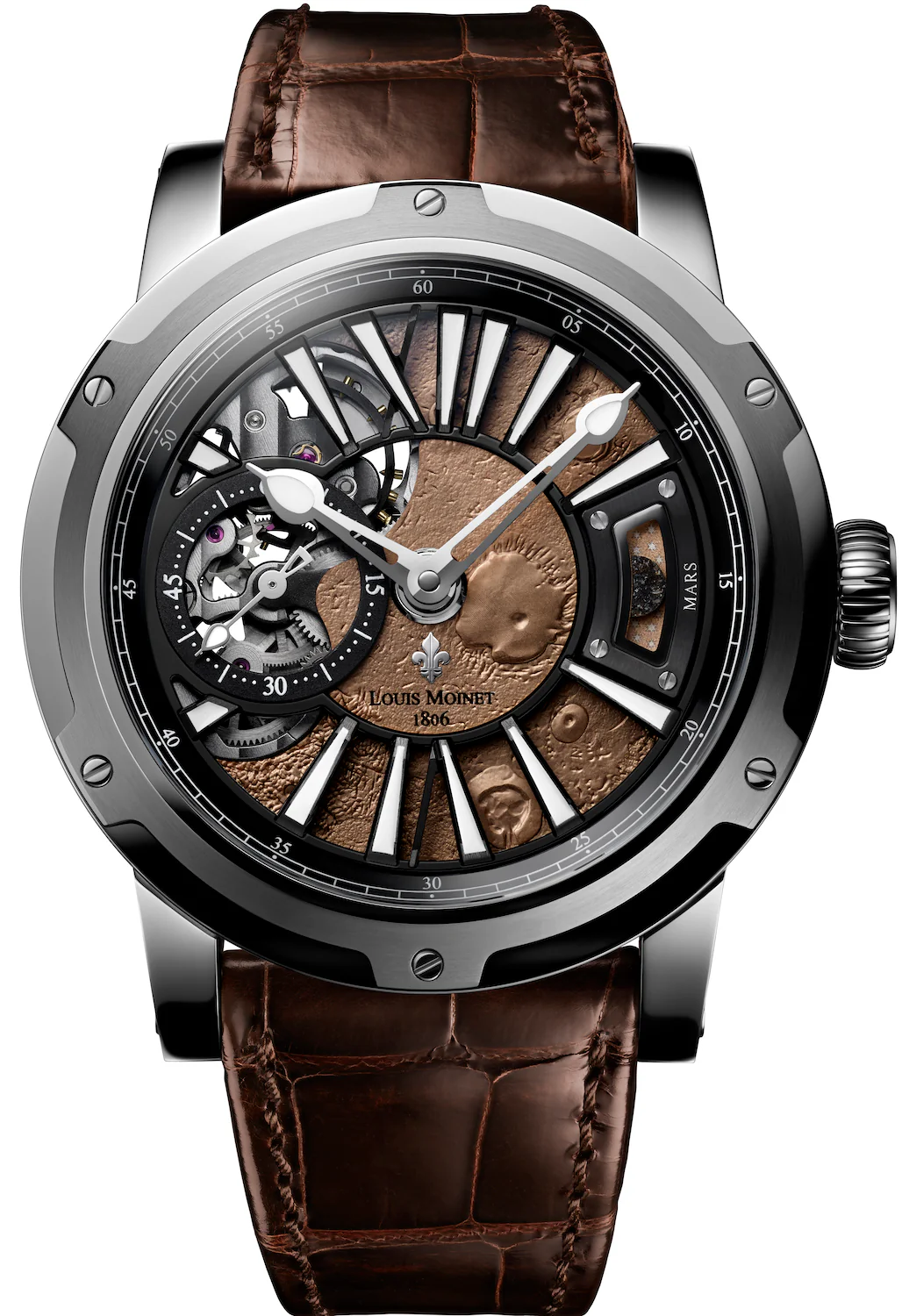 Louis Moinet Watch Mars Steel Limited Edition