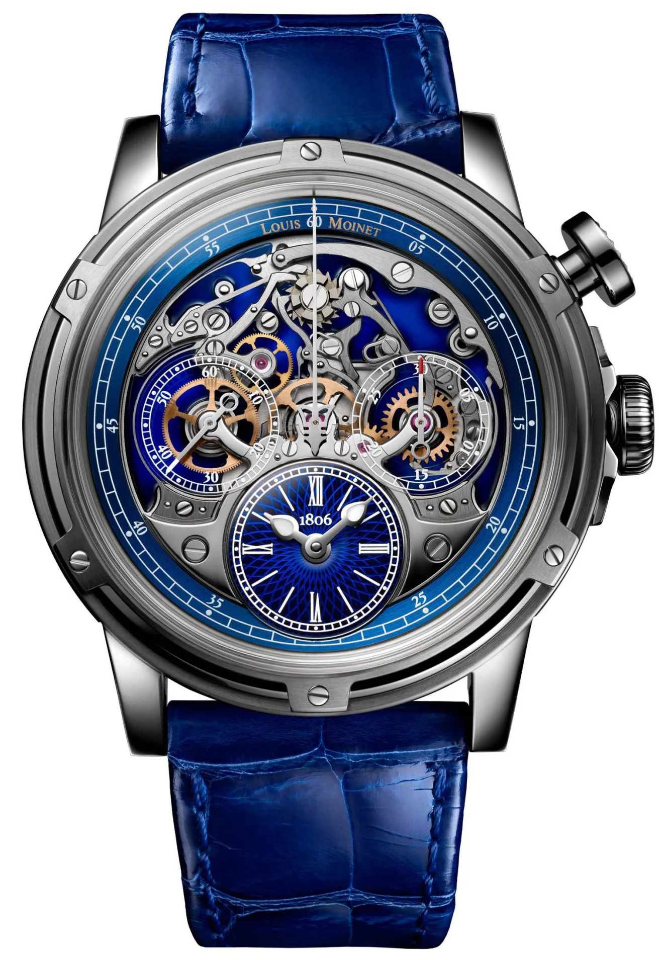 Louis Moinet Watch Memoris Superlight Blue Limited Edition