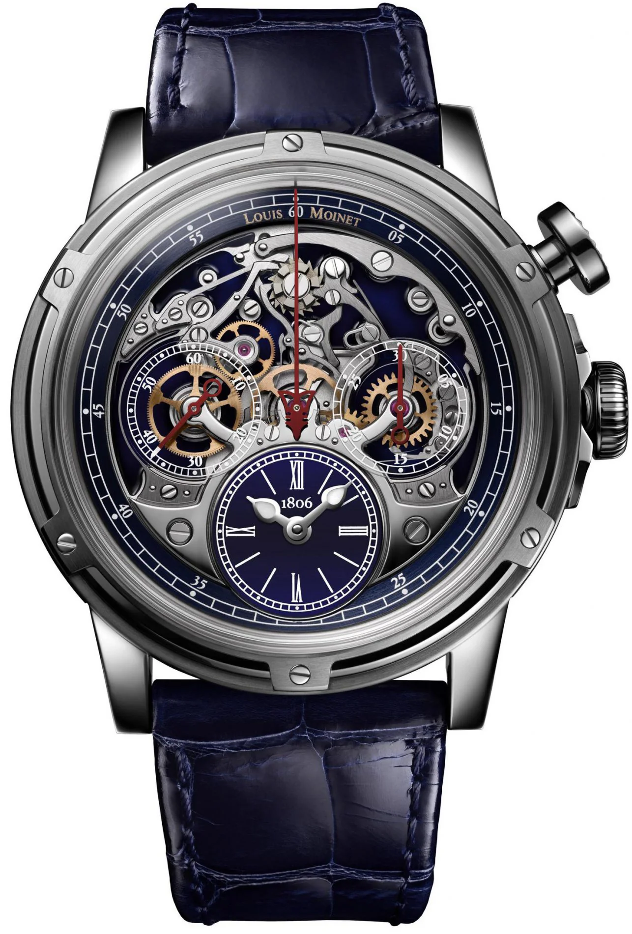 Louis Moinet MemOris Superlight Blue Limited Edition Watch