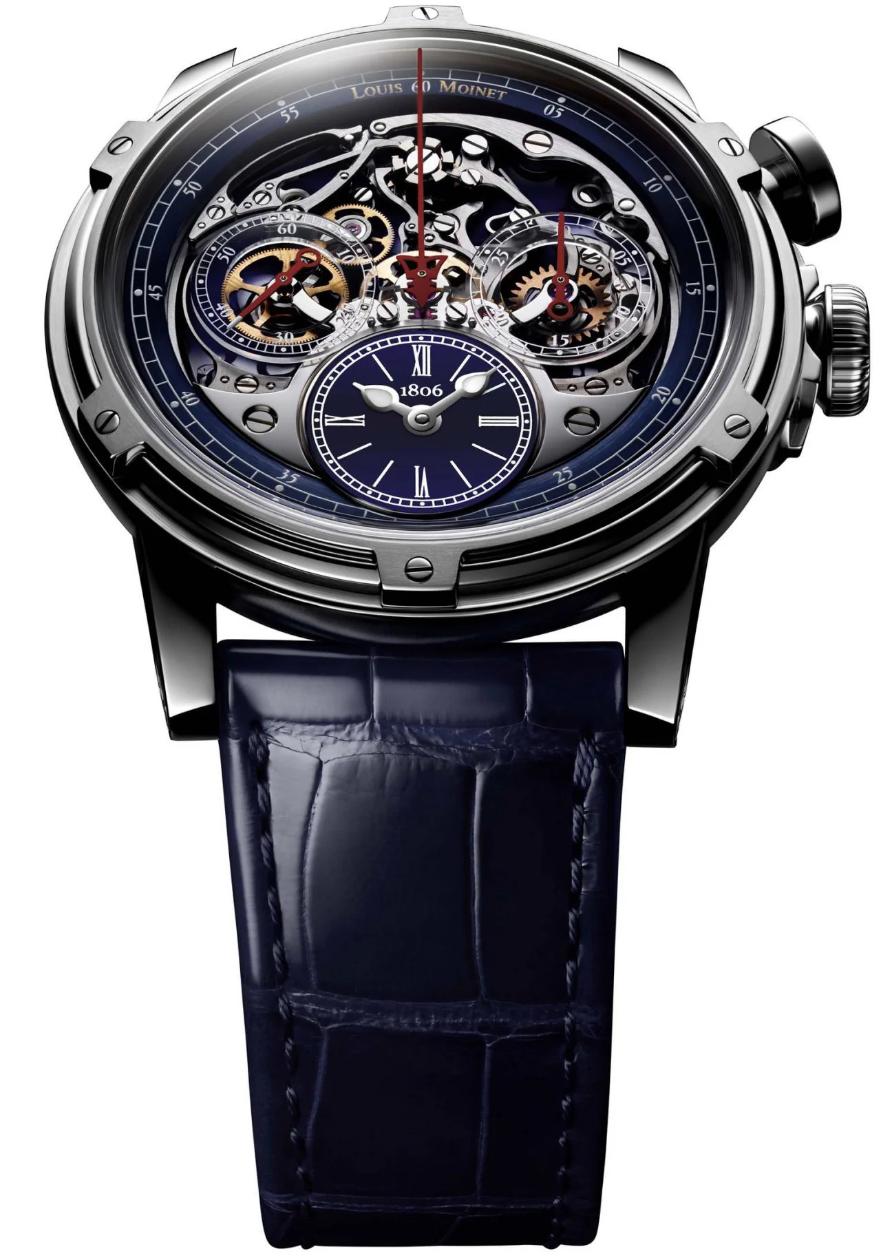 Louis Moinet MemOris Superlight Blue Limited Edition Watch - Image 2