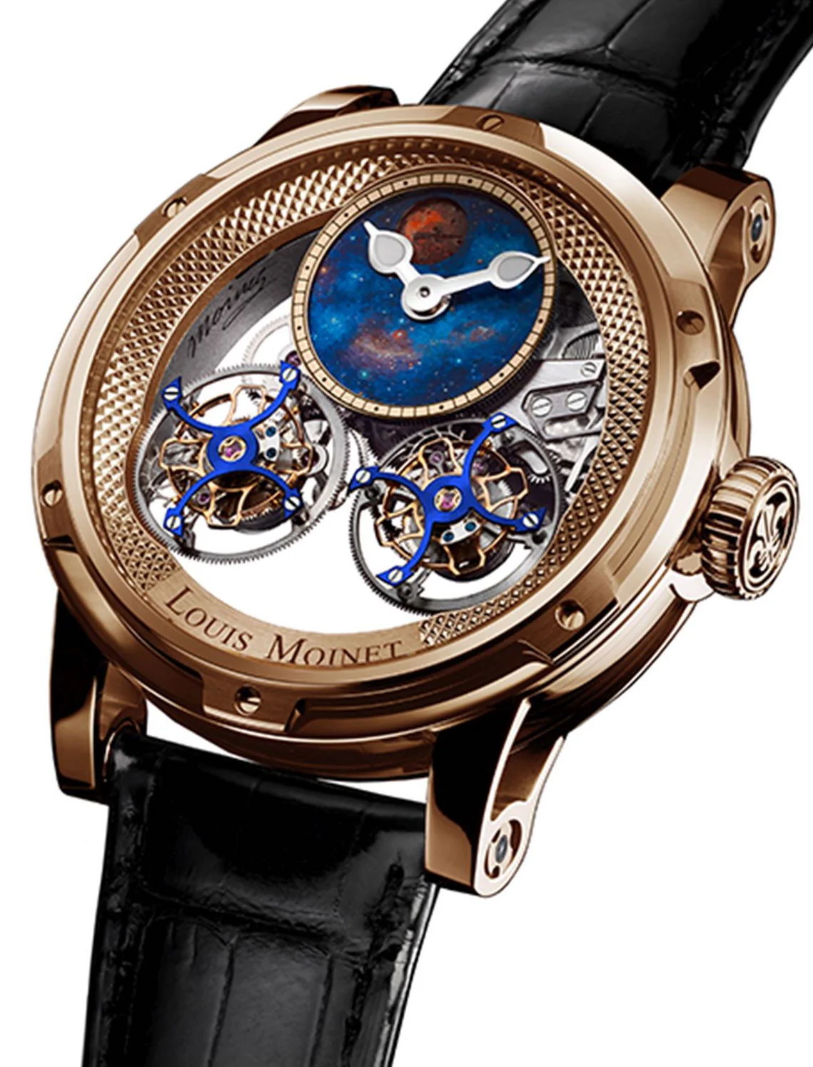 Louis Moinet Watch Sideralis Evo Rose Gold Limited Edition