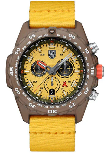 Luminox Bear Grylls Master #TIDE 3740 Series Yellow Black