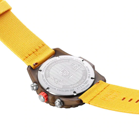 Luminox Bear Grylls Master #TIDE 3740 Series Yellow Black - Image 5