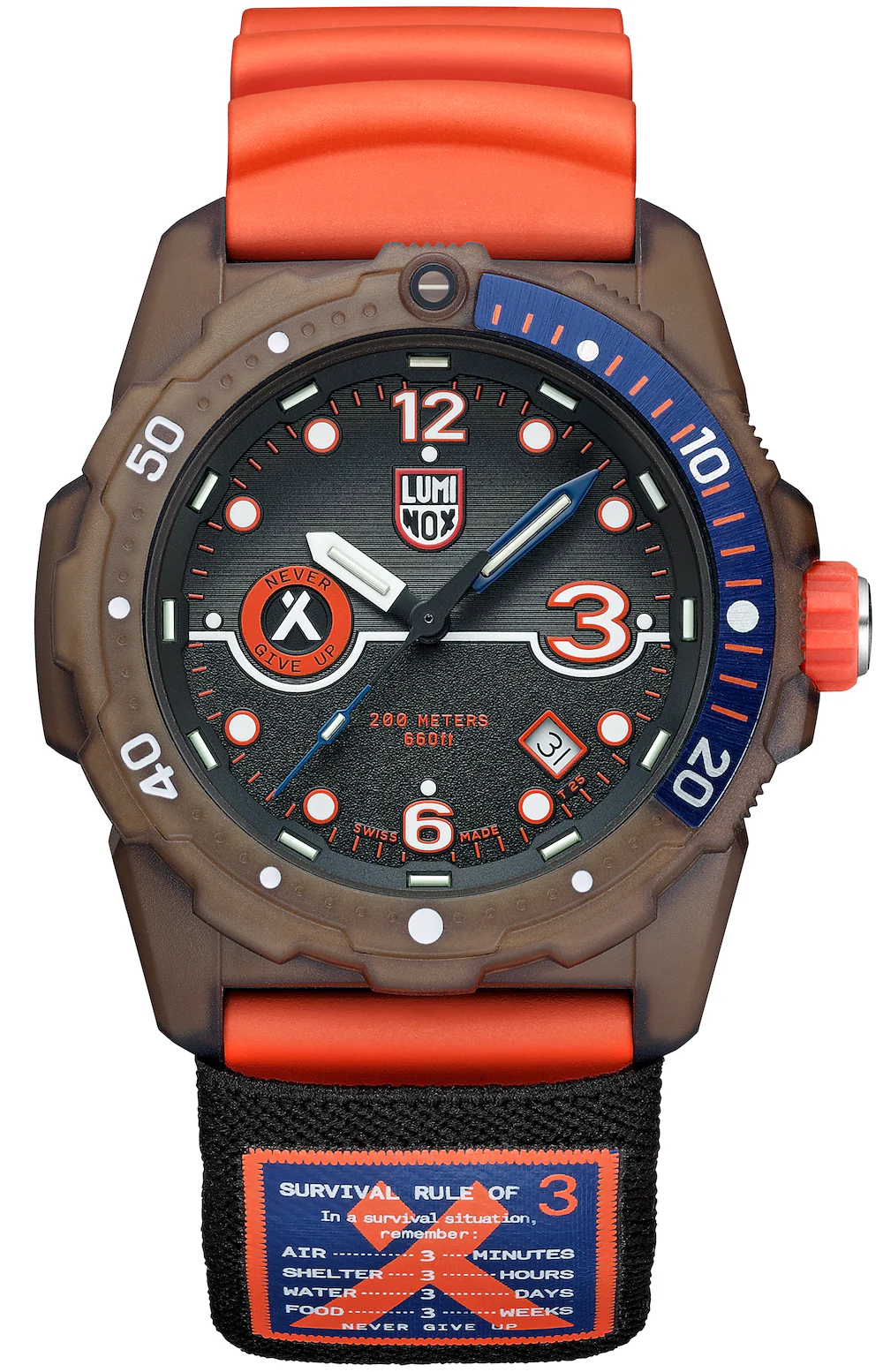 Luminox Bear Grylls Survival Rule Of 3 ECO 3720 Series Watch - Image 3