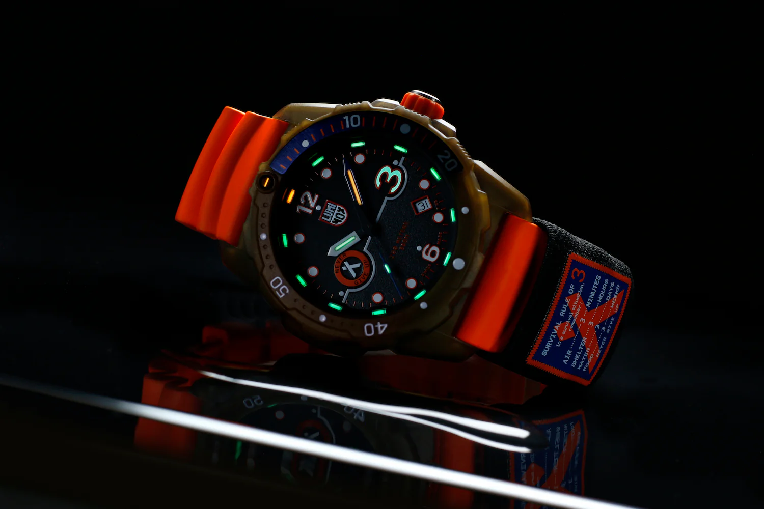Luminox Bear Grylls Survival Rule Of 3 ECO 3720 Series Watch - Image 9