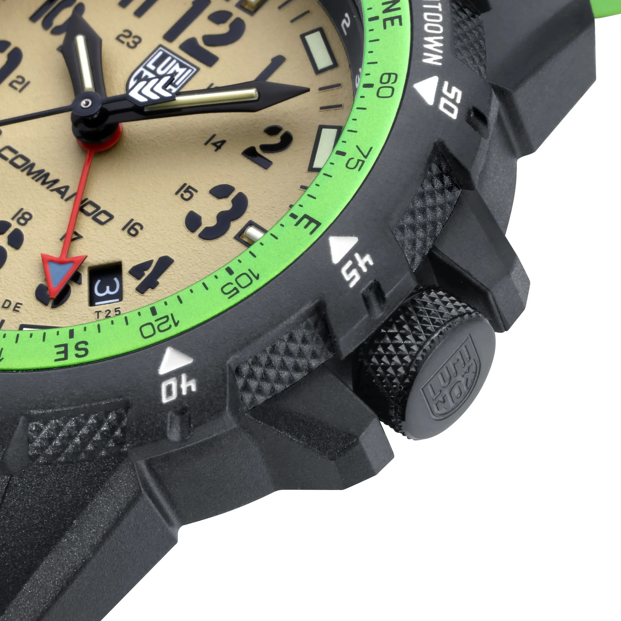 Luminox Land Commando Raider 3320 Series Green Watch - Image 7