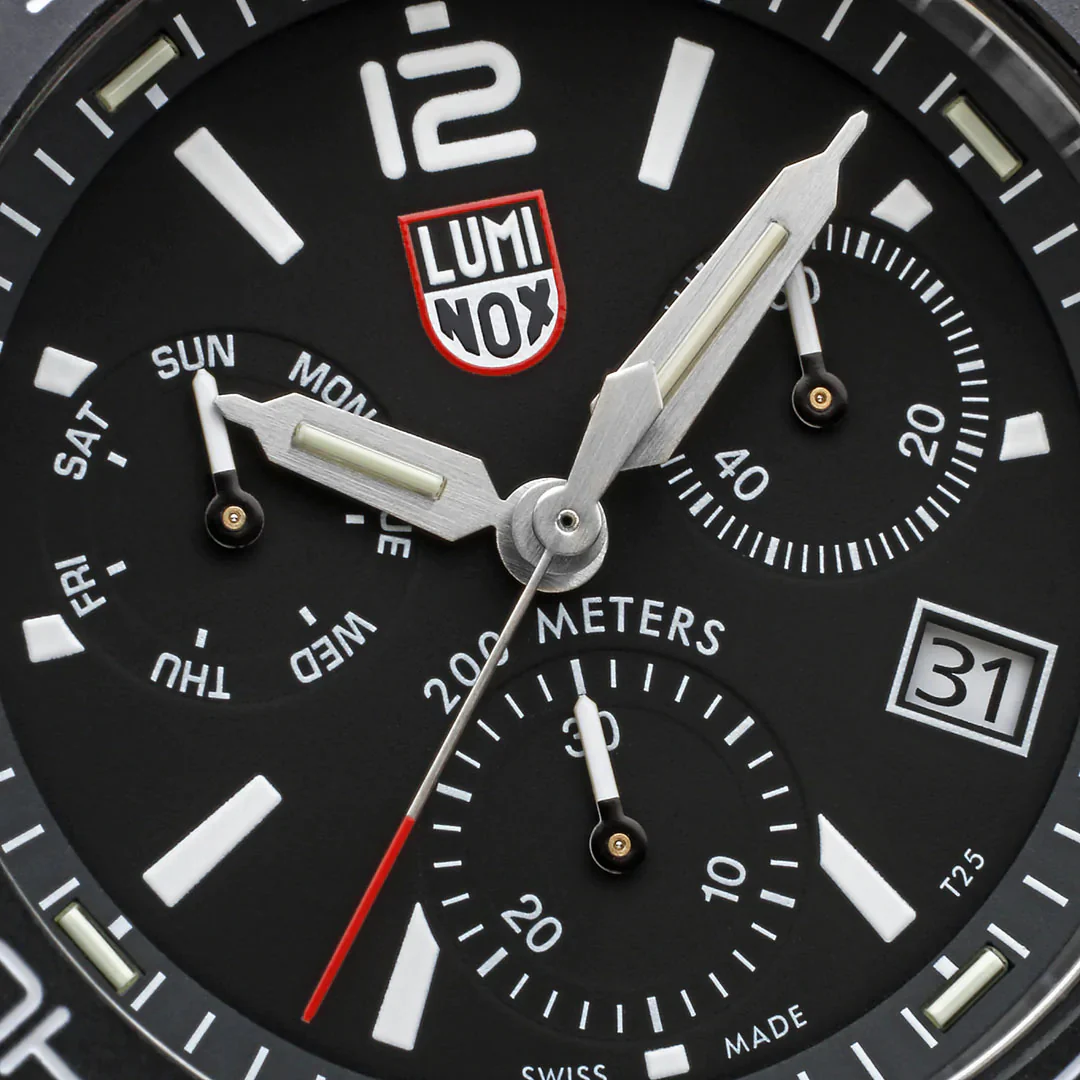 Luminox Sea Pacific Diver Chronograph 3140 Black Black Watch - Image 5