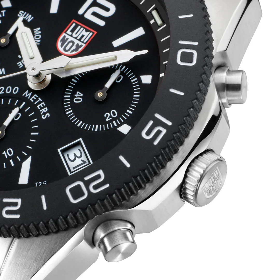 Luminox Sea Pacific Diver Chronograph 3140 Black Black Watch - Image 8