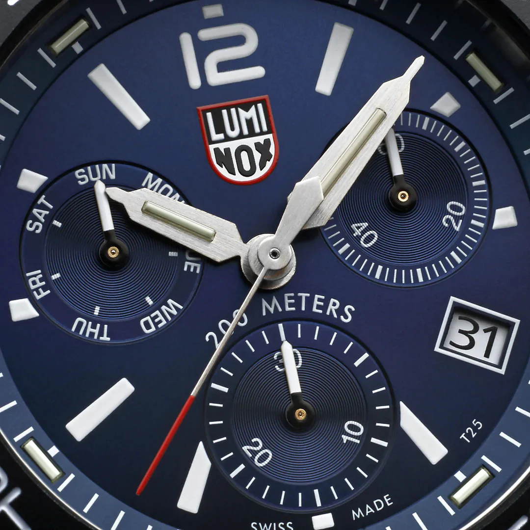 Luminox Sea Pacific Diver 3140 Black Blue Bracelet Watch - Image 5