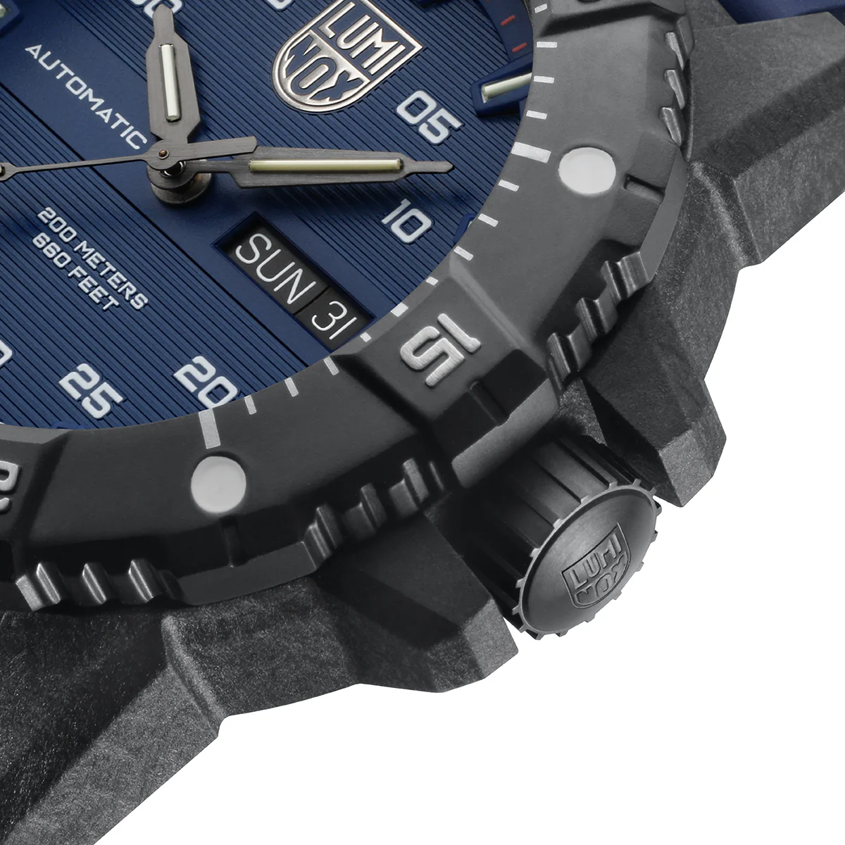 Luminox Sea Master Automatic Carbon Seal 3800 Series Watch - Image 7