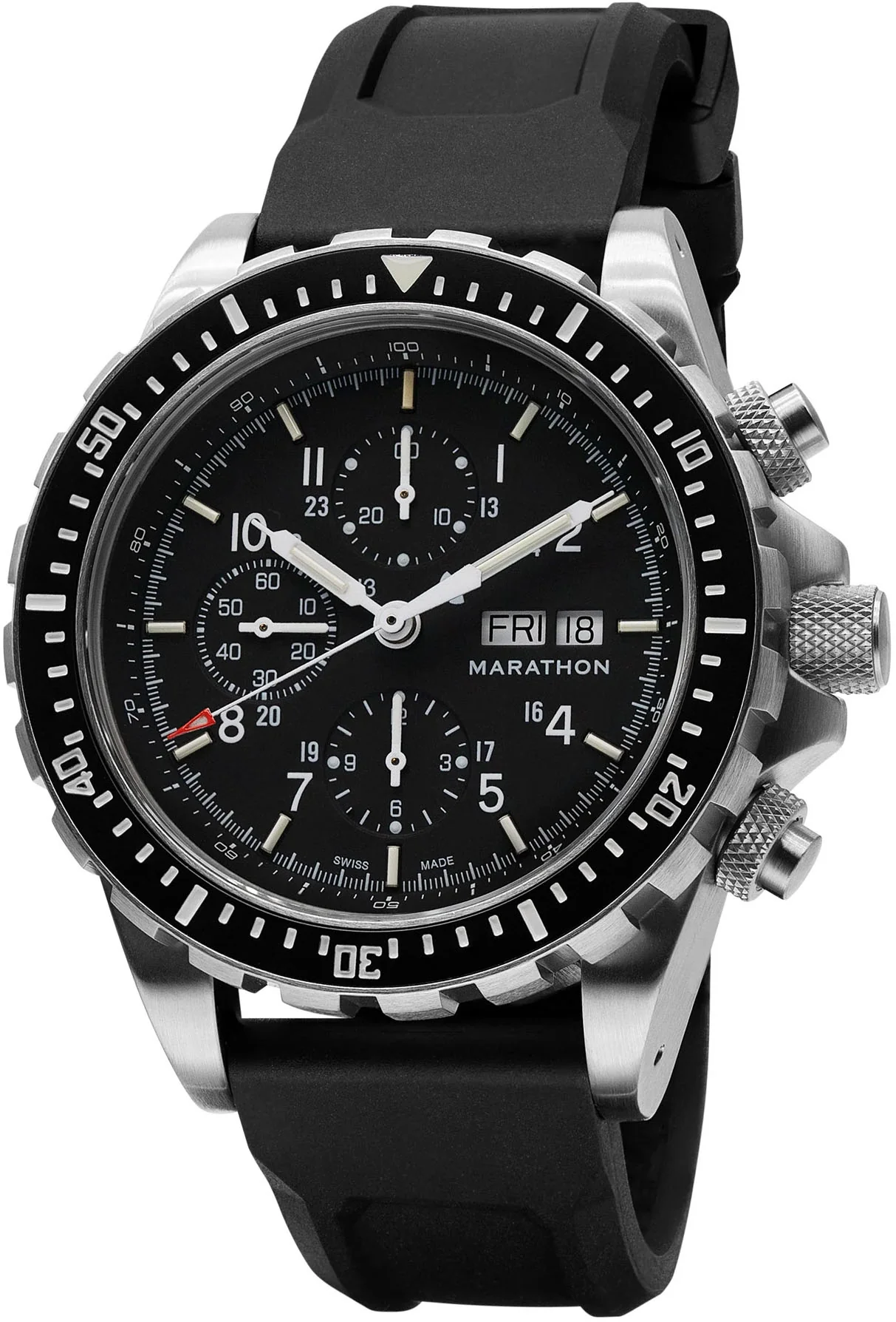 Marathon Dive Jumbo Diver Pilots Automatic Chronograph CSAR Watch
