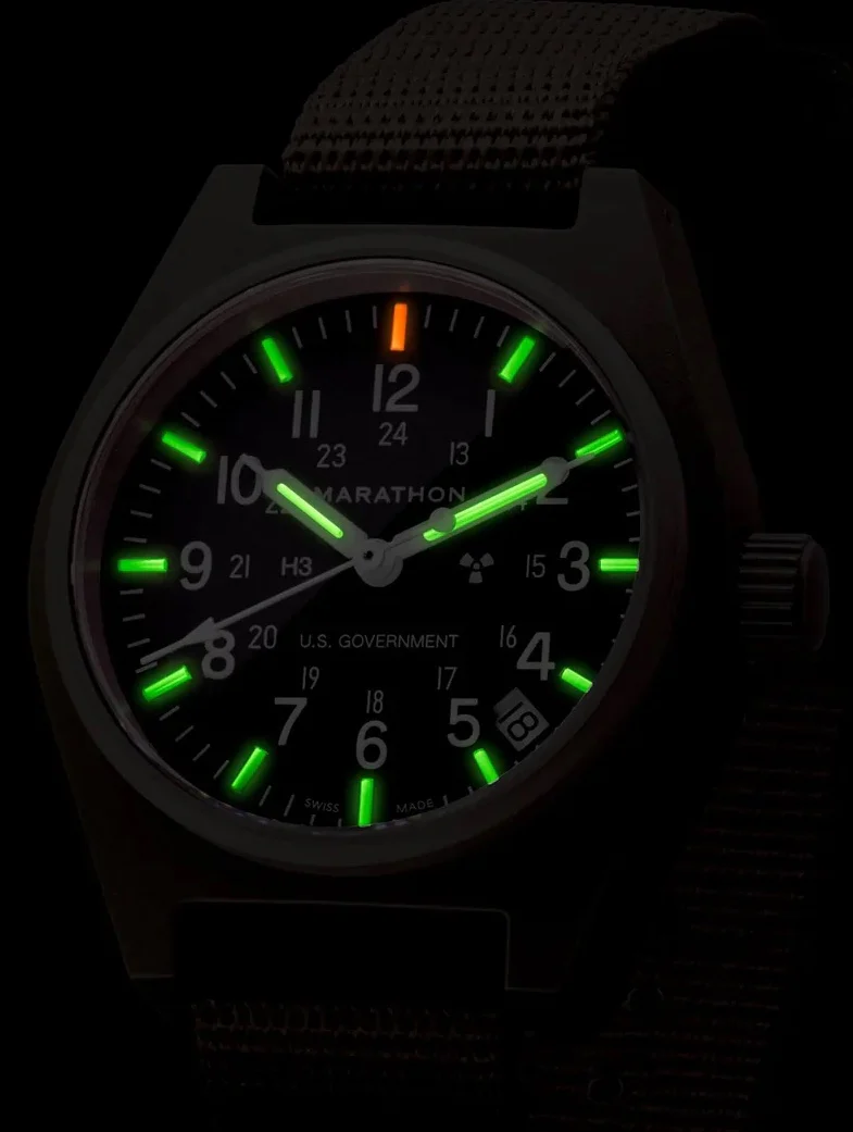 Marathon General Purpose Sage Green Quartz With Date GPQ Watch - Image 3