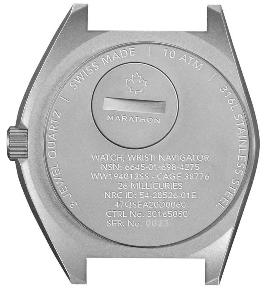 Marathon Steel Navigator Ballistic Nylon Watch - Image 4