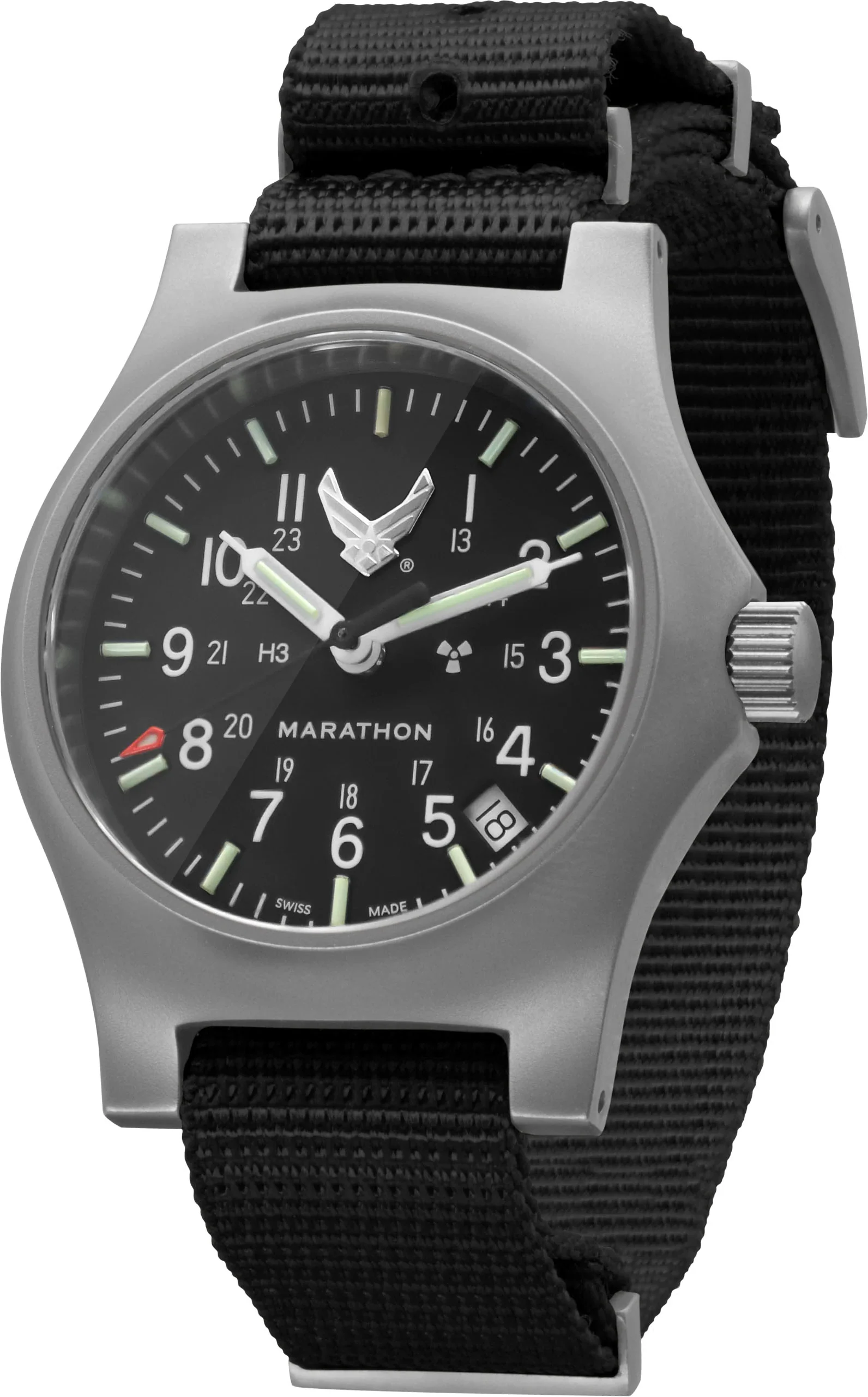 Marathon USAF Official Re-Issue GP Quartz With Date GPQ Watch