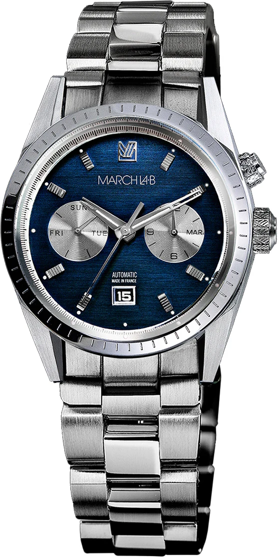 March LA.B Agenda Supra Navy Automatic Watch