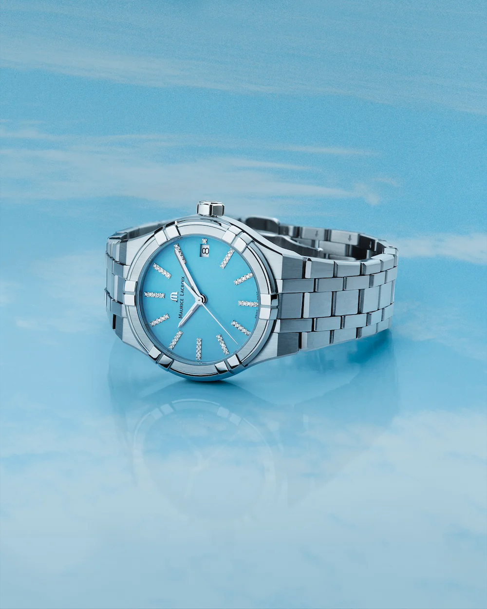 Maurice Lacroix Aikon Quartz 35mm Deep Sky Blue Watch - Image 2