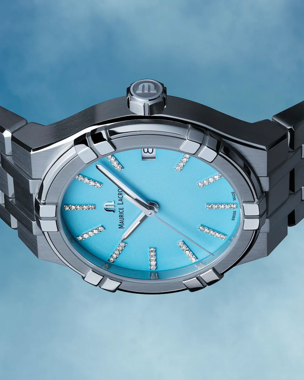 Maurice Lacroix Aikon Quartz 35mm Deep Sky Blue Watch - Image 3